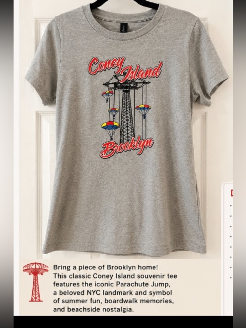 Coney Island, Brooklyn NY tee size large.
